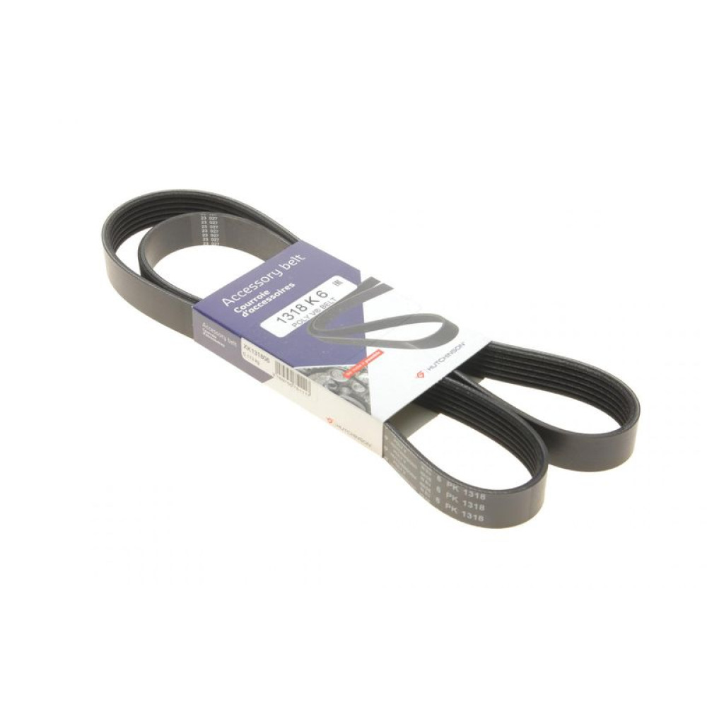 Ремінь генератора Fiat Punto/Opel Combo 1.3 CDTI 05- 6PK1318 1318 K 6 HUTCHINSON