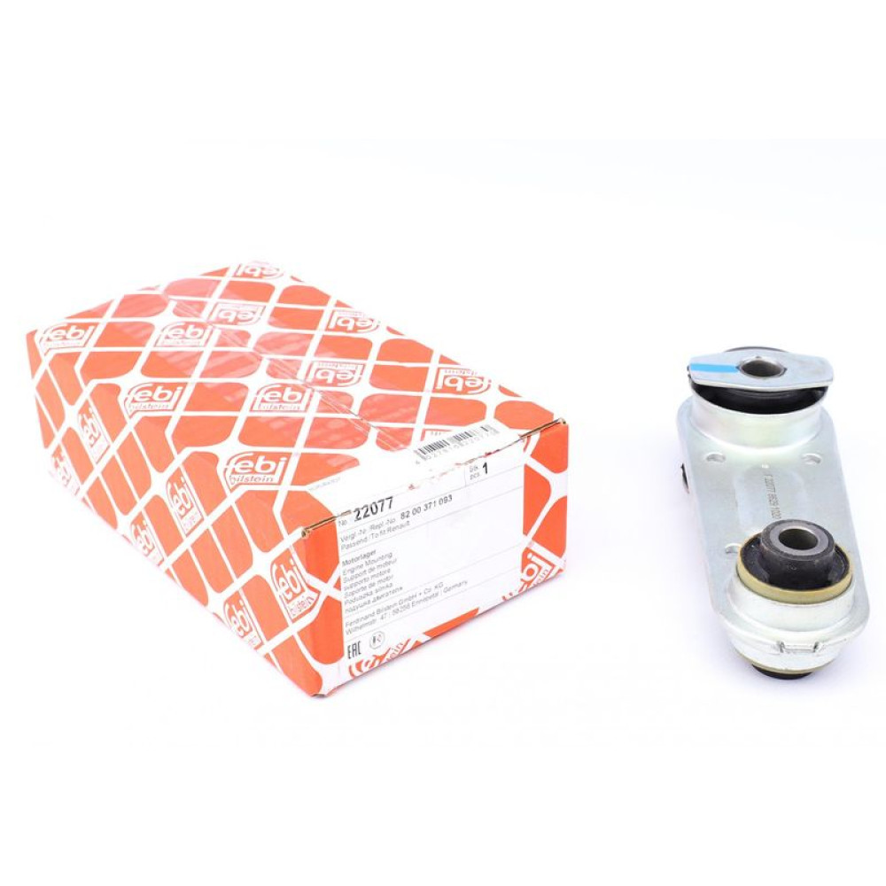 Подушка двигуна задняя/нижняя Renault Laguna II 1.8-3.0/1.9dCi-2.2dCi 01- косточка - 22077 FEBI BILSTEIN