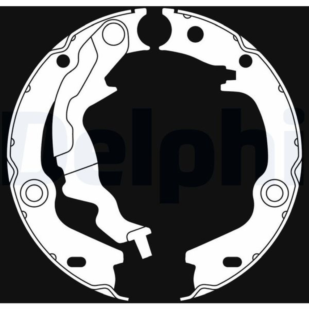 Колодки ручника Hyundai Accent III 05-10/Kia Rio II 05- 168x32 LS2017 DELPHI