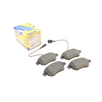 Колодки тормозные передние Citroen Nemo 10-/Peugeot Bipper/Fiat 500/500C 08-/Punto 12- +датчики 22-0321-3 METELLI