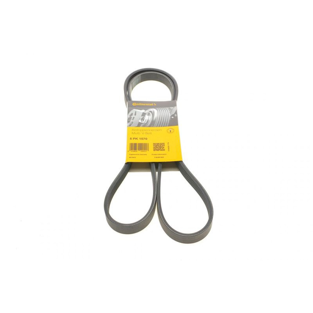 Ремінь генератора Opel Vectra C 1.6/1.8 05-08/Chevrolet Aveo 1.4 08- 5PK1570 CONTINENTAL