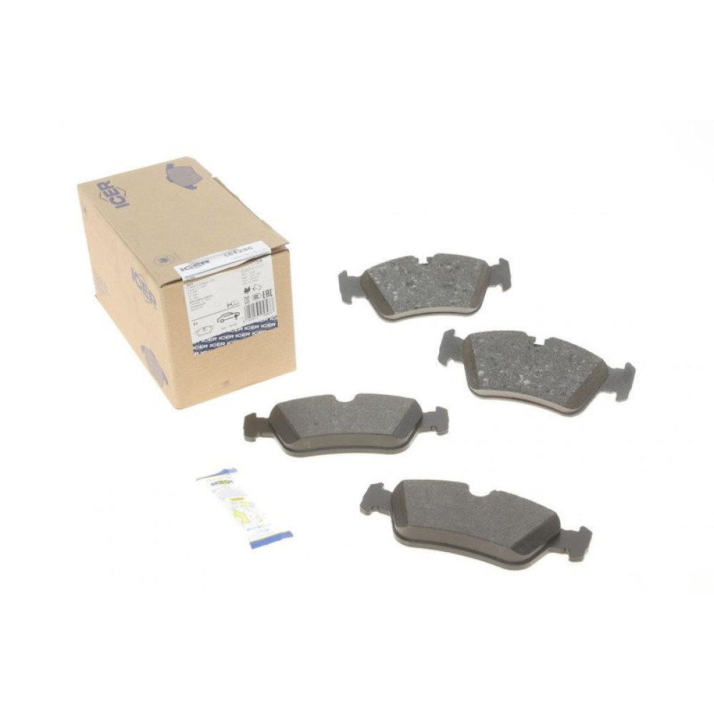 Колодки гальмівні передні BMW 3 E36 91-00/3 E46 98-06/Z3 E36 95-03/Z4 E85 02-09 181295 ICER