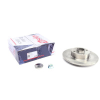 Диск гальмівний задній Renault Scenic II 03- 270х10 +ABS з підшипником - 208032 SOLGY