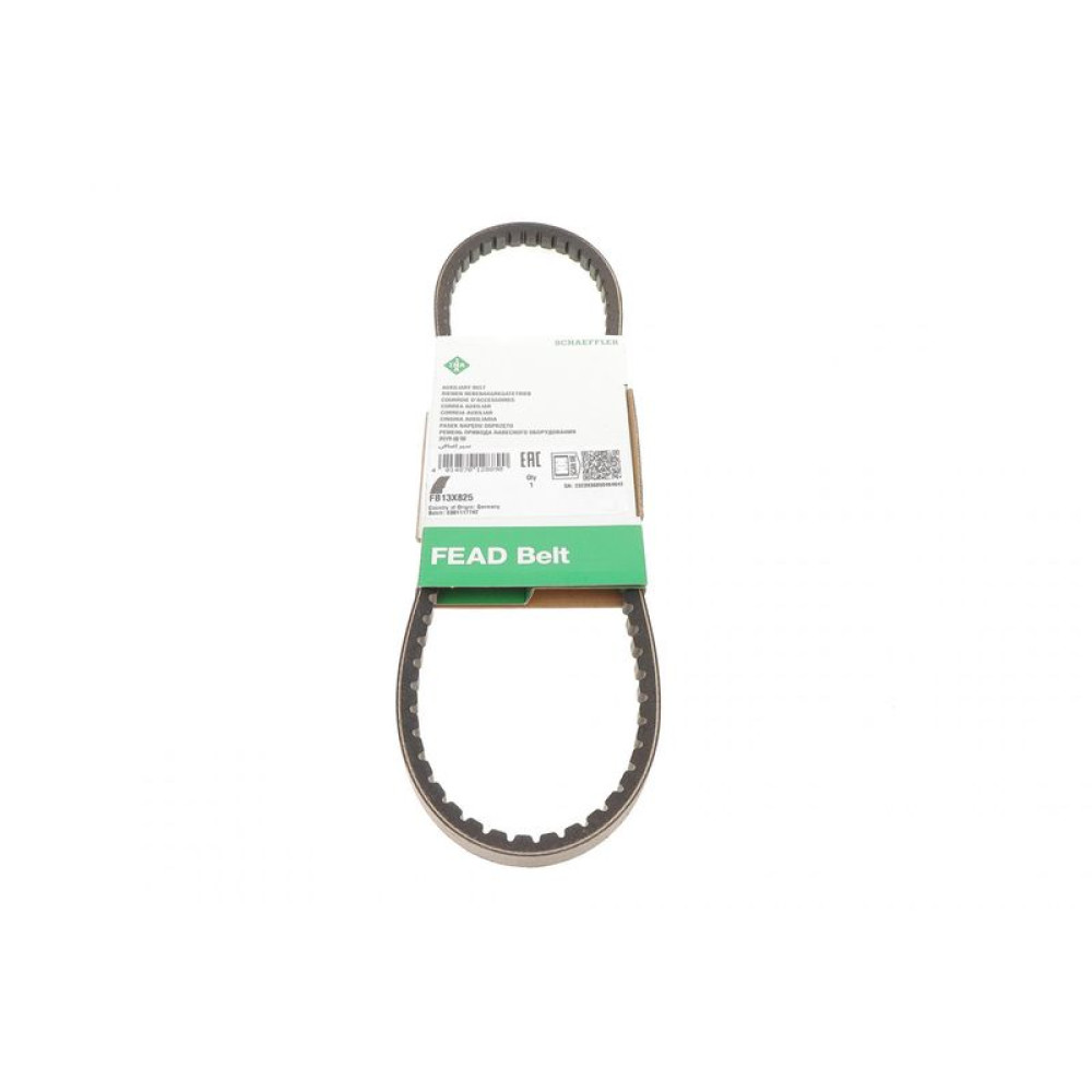 Ремень генератора Audi 80 1.3-1.8 78-87/BMW 3 E30/5 E34 2.0-2.5 87-95/VW Passat 1.6-1.8 80-88 FB 13X825 INA