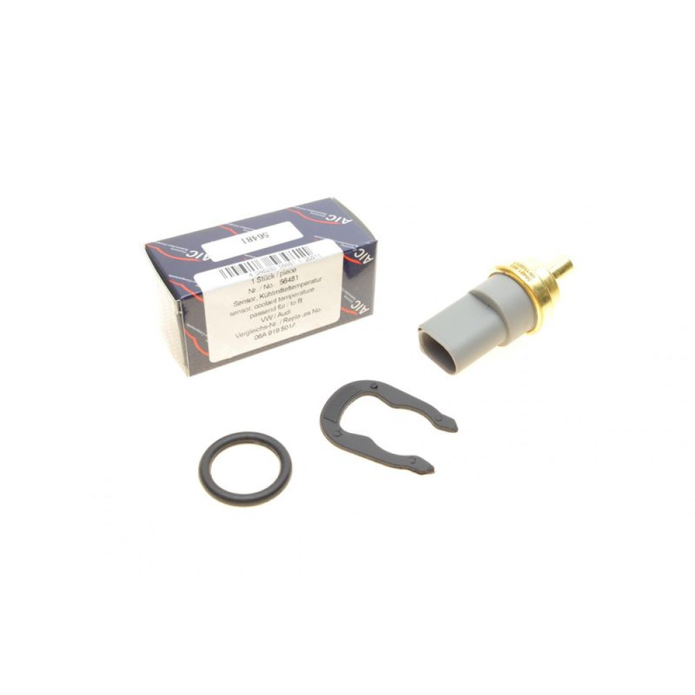 Датчик температури охолоджуючої рідини Audi A4/A6/Q7/Skoda Octavia/VW Caddy/Passat/T5/Crafter 95- з прокладкою 56481 AIC