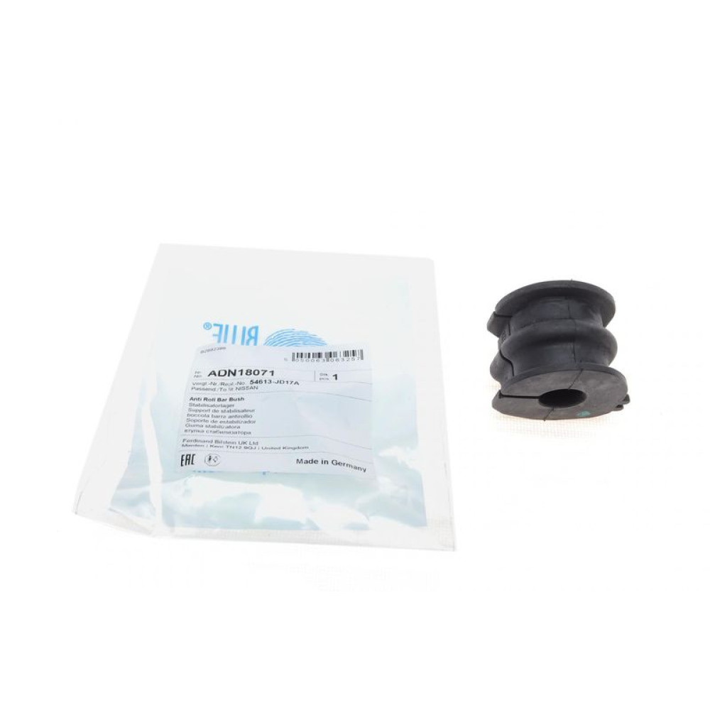 Втулка стабилизатора заднего Nissan Qashqai 07-d=17mm ADN18071 BLUE PRINT Втулка стабилизатора заднего Nissan Qashqai 07-d=17mm ADN18071 BLUE PRINT