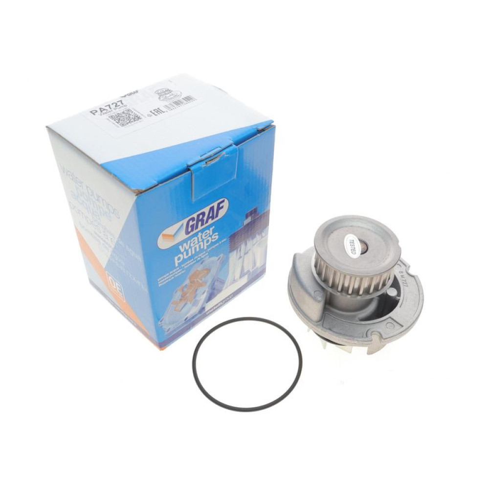 Помпа води Opel Astra G/H/Vectra B/C/Zafira A/Corsa C/Meriva A 1.8/1.8 16V 98-10 23z B/B 8 лоп PA727 GRAF
