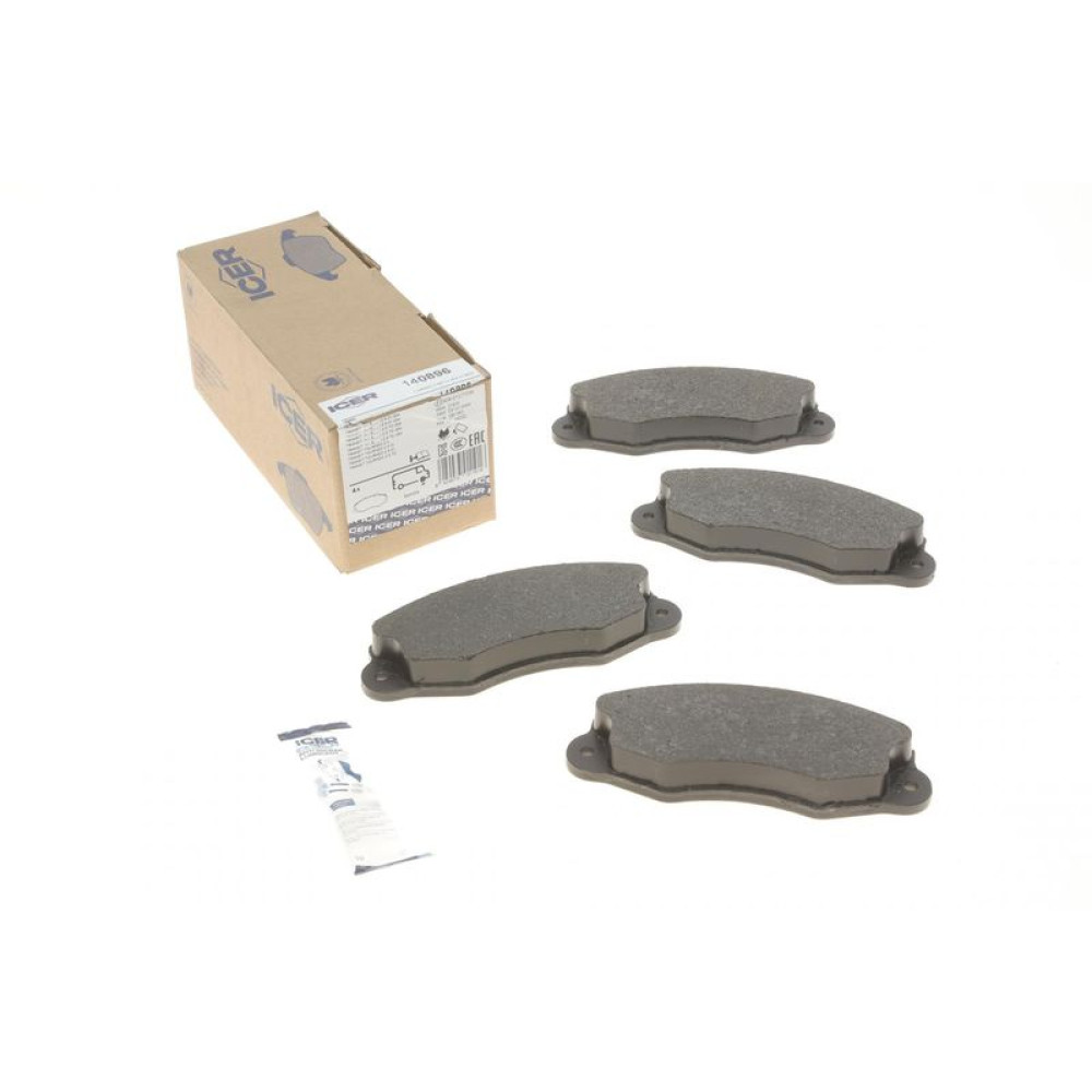 Колодки гальмівні передні Ford Transit 85-00/Transit Tourneo 94-00 14" 140896 ICER