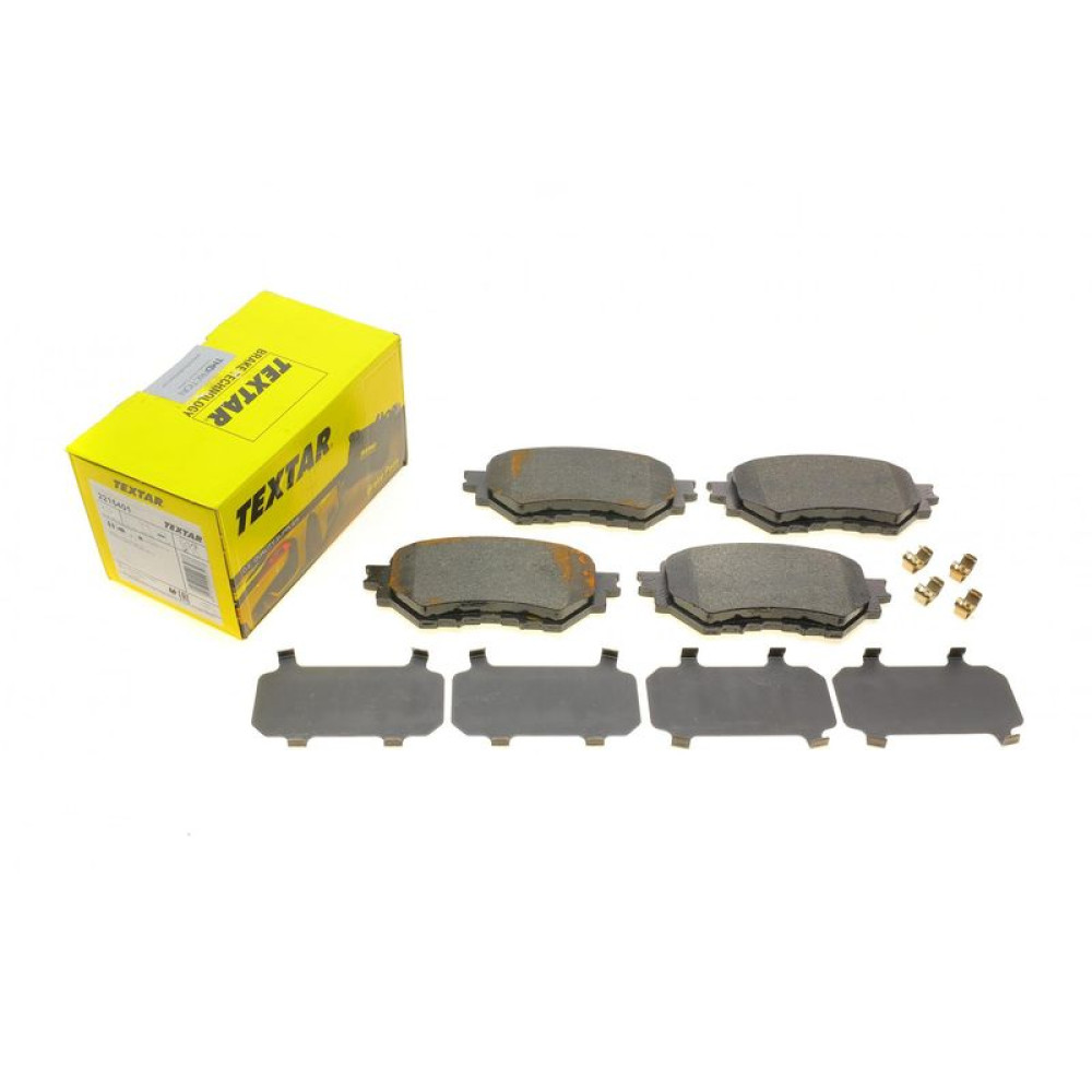 Колодки тормозные передние Mazda 3 1.5-2.5 13- Akebono - 2215401 TEXTAR