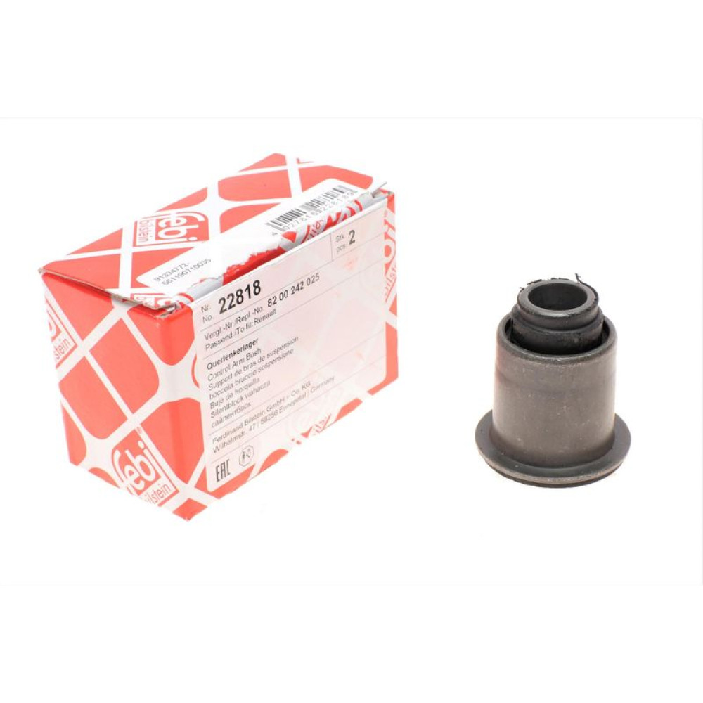 Сайлентблок рычага переднего/снизу/спереди Renault Megane II 03-09 - 22818 FEBI BILSTEIN