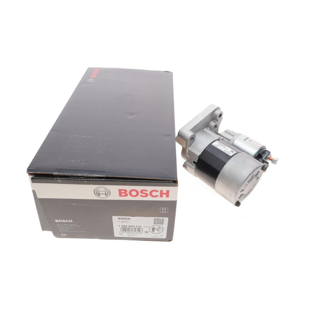 Стартер Renault Clio/Kangoo/Megane/Scenic/Dacia Dokker/Duster 1.4-1.6 97- 0,8kw - 1 986 S00 579 BOSCH