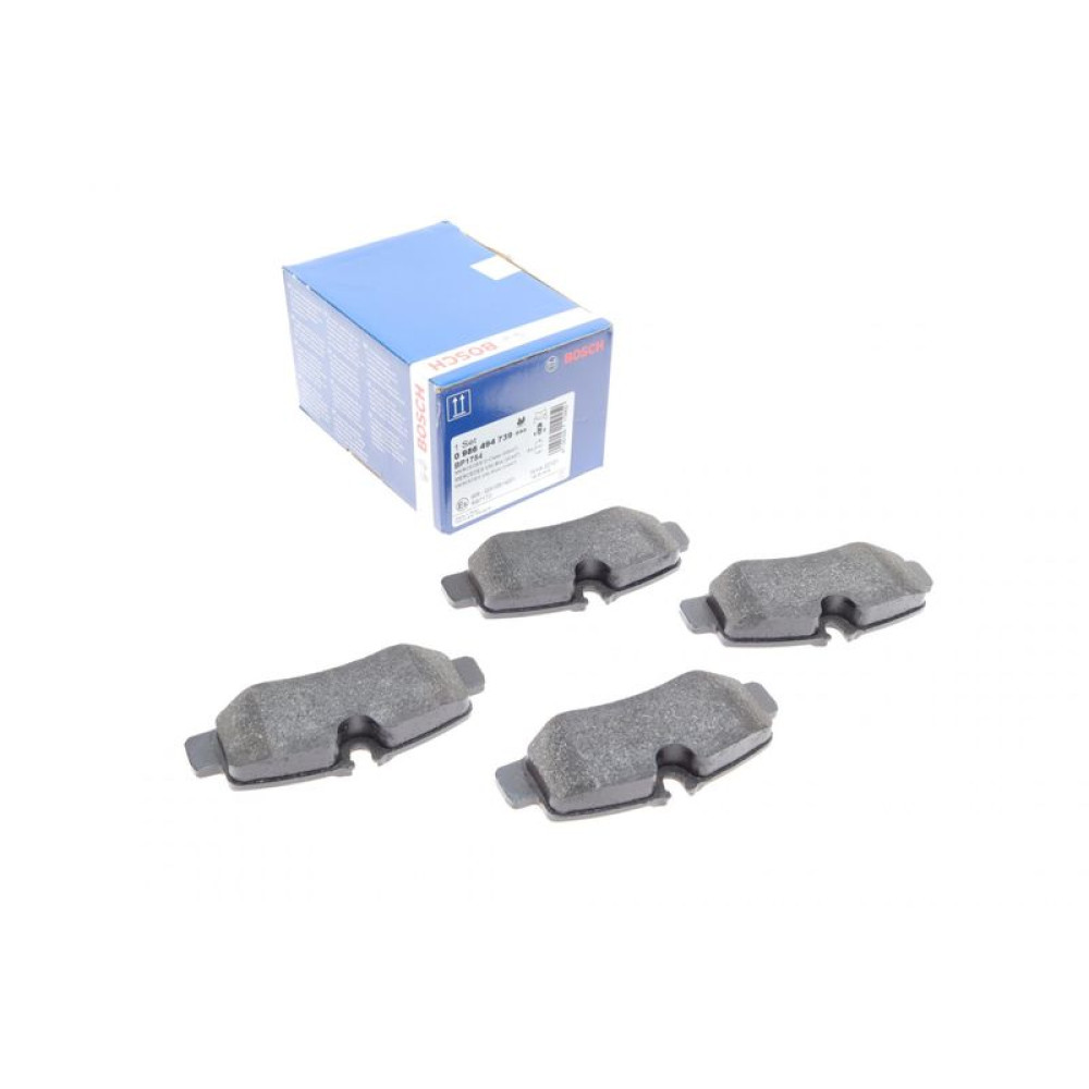Колодки гальмівні задні Mercedes Vito W447 14- - 0 986 494 739 BOSCH