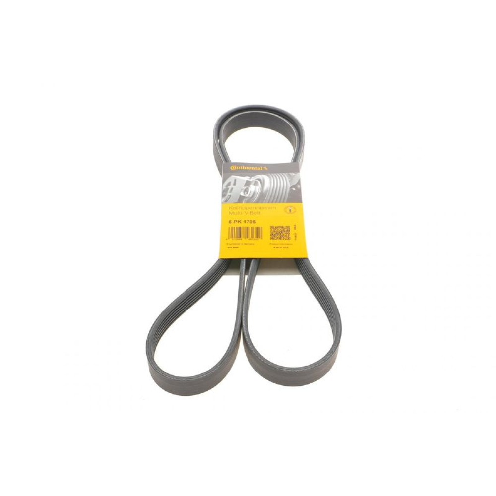 Ремень генератора Citroen Jumper 1.9TD 94-02 ALT,PS,AC 6PK1705 CONTINENTAL