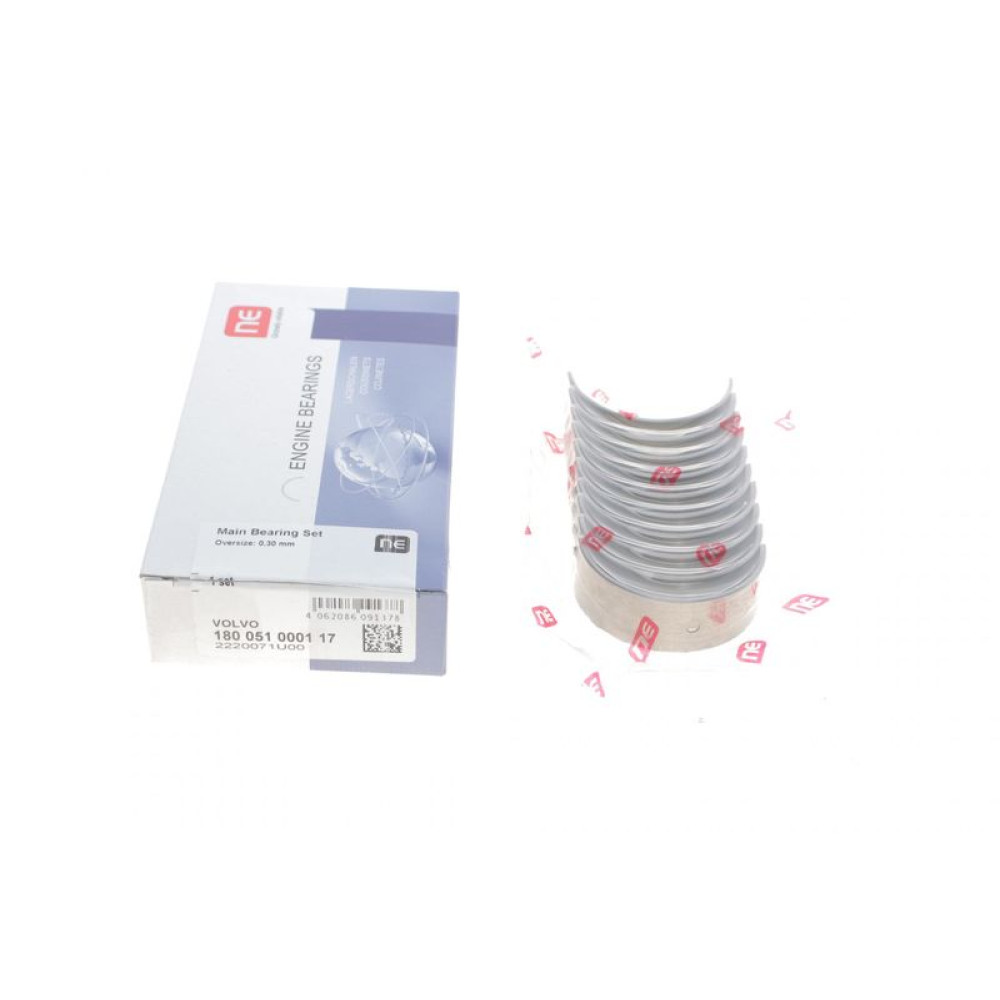 Вкладыши коренные Citroen Berlingo 1.4/1.6 TDCi/HDi +0.30 = 6051103000 180 051 0001 17 NPR