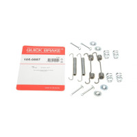 Комплект пружинок колодок ручника Kia Sportage/Hyundai Tucson 04- - 105-0887 QUICK BRAKE