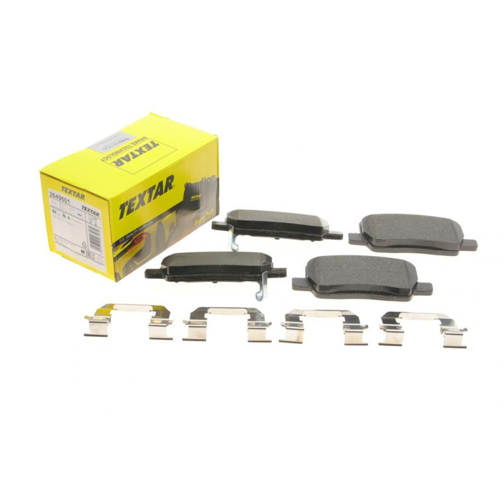 Колодки гальмівні задні Tesla Model S/Model X 13- Mando Q+ - 2649601 TEXTAR