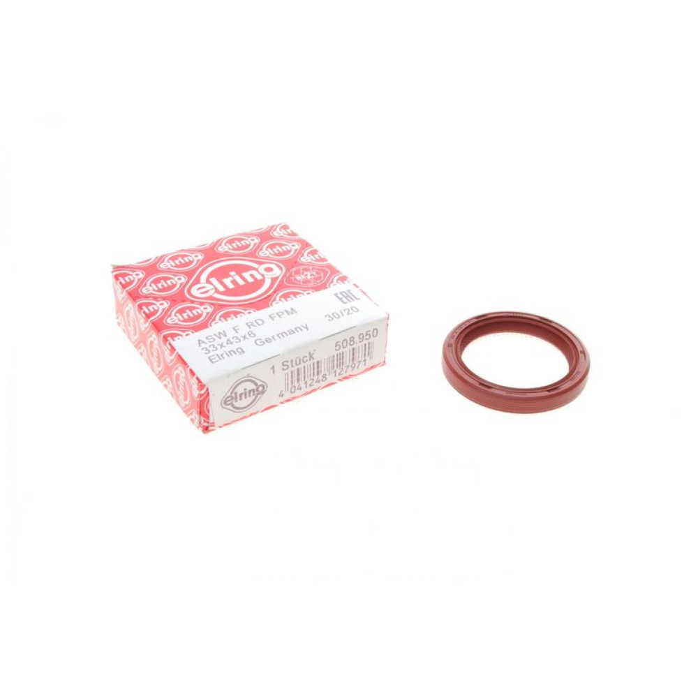 Сальник распределительного вала передний Renault Laguna I 2.2D 93-01 33x43x6 508.950 ELRING