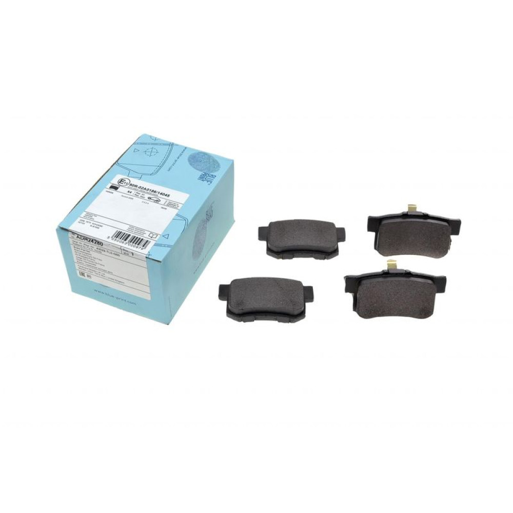 Колодки тормозные задние Honda CR-V 2.0/2.4 CTDi 01-/Accord 07- ADH24280 BLUE PRINT