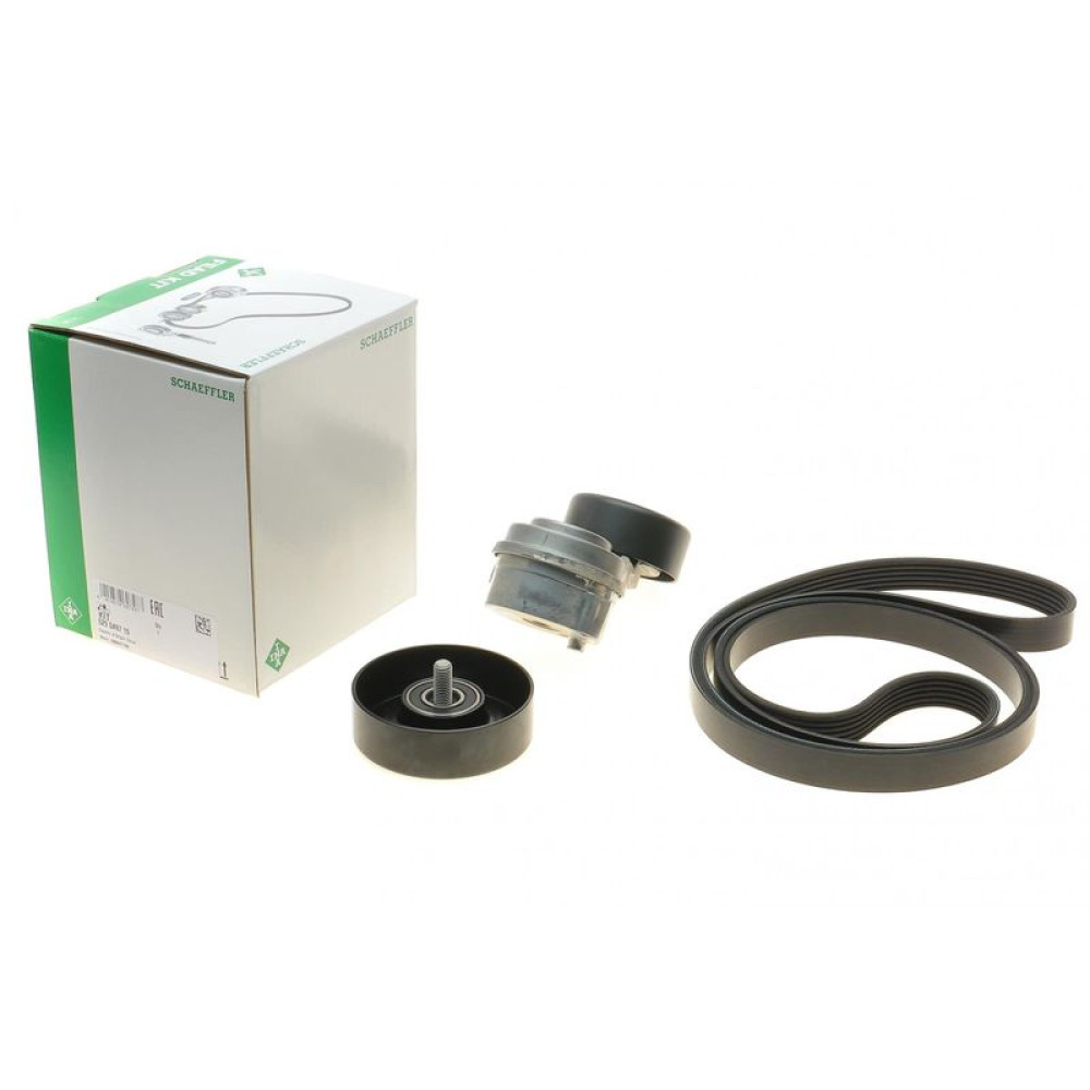 Комплект ремня генератора Kia Rio 1.6 CVVT 12- 6PK 2140 529 0497 10 INA