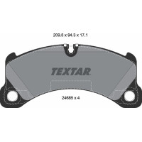 Колодки тормозные передние Porsche Cayenne 10- Brembo - 2468501 TEXTAR Колодки тормозные передние Porsche Cayenne 10- Brembo - 2468501 TEXTAR