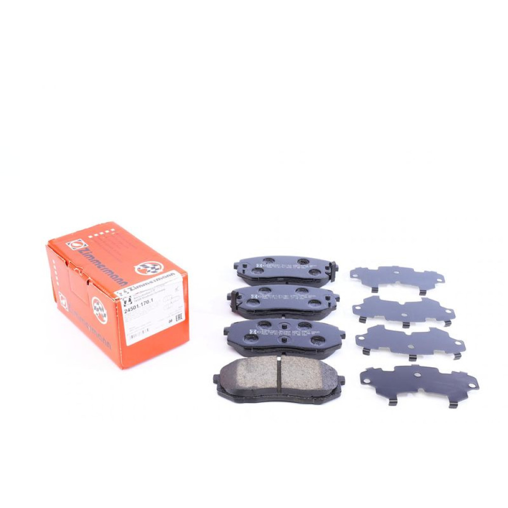 Колодки гальмівні передні Kia Sportage/Carens III/Optima 04- Mando - 24501.170.1 ZIMMERMANN