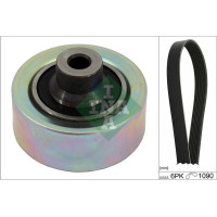 Комплект ремня генератора Citroen C4 04-13/Peugeot 307 1.6 HDi 03-08 6PK1090 529 0403 10 INA