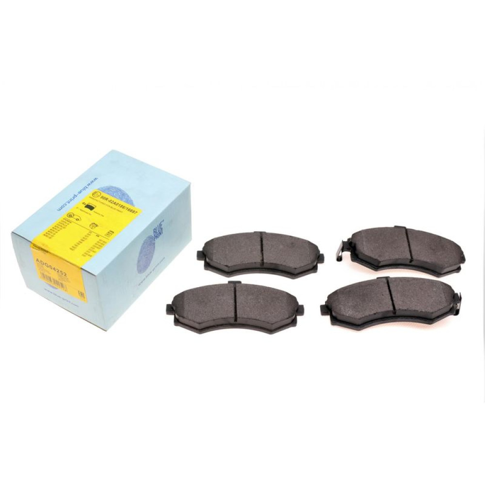 Колодки гальмівні передні Hyundai Elantra/Avante 00-10/Kia Cerato 1.6-2.0 04-09 ADG04252 BLUE PRINT