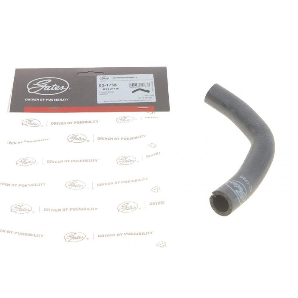 Патрубок системи охолодження Opel Astra H 1.3 CDTI 05-10 02-1736 GATES