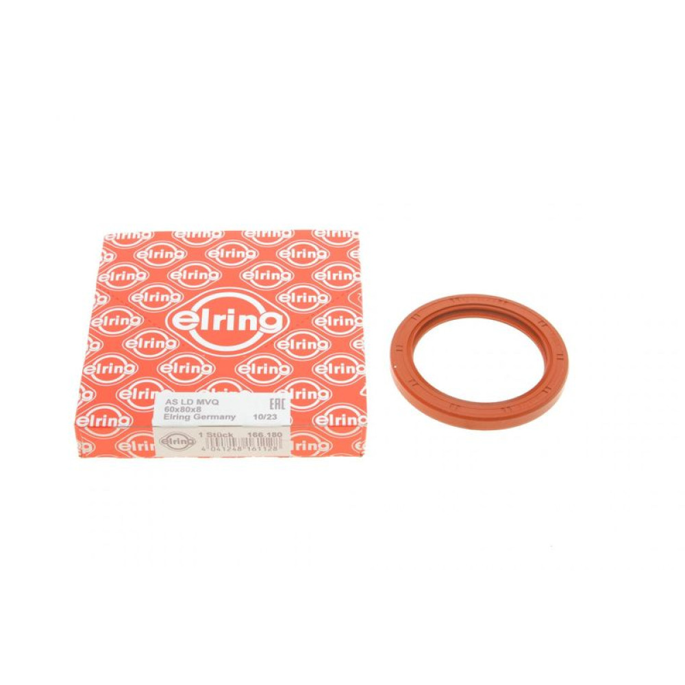 Сальник колінвалу задній Chevrolet Aveo/ Daewoo Matiz 0.8-1.2 03- 60x80x8 166.180 ELRING