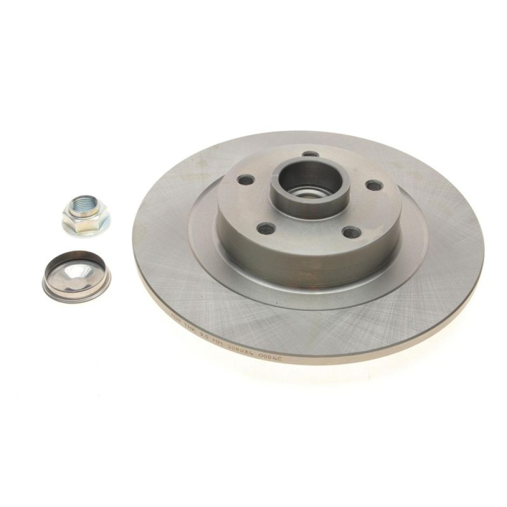 Диск гальмівний задній Renault Laguna III 08- 300x11 +ABS з підшипником - 208034 SOLGY