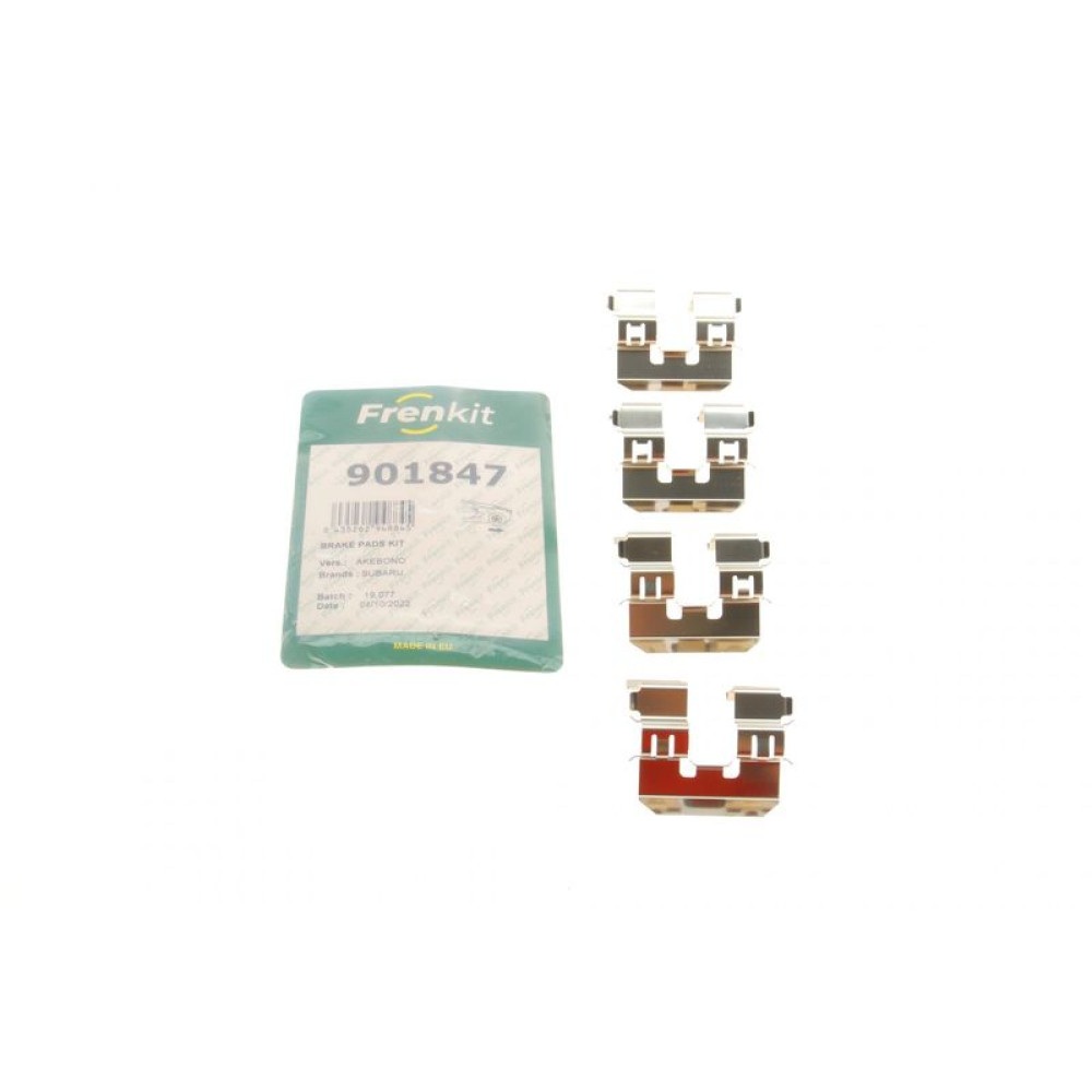 Планка суппорта заднего прижимная к-кт Subaru Impreza/Forester 08- Tokico 901847 FRENKIT