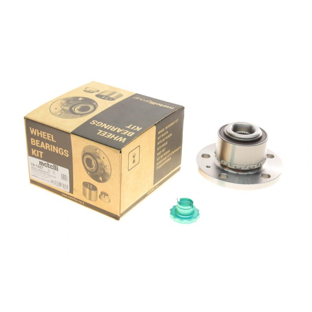 Підшипник маточини передньої Skoda Fabia 99-/VW Polo 01- +ABS 19-1587 METELLI