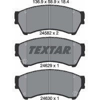 Колодки гальмівні передні Mazda 6 02-13 Akebono - 2458202 TEXTAR