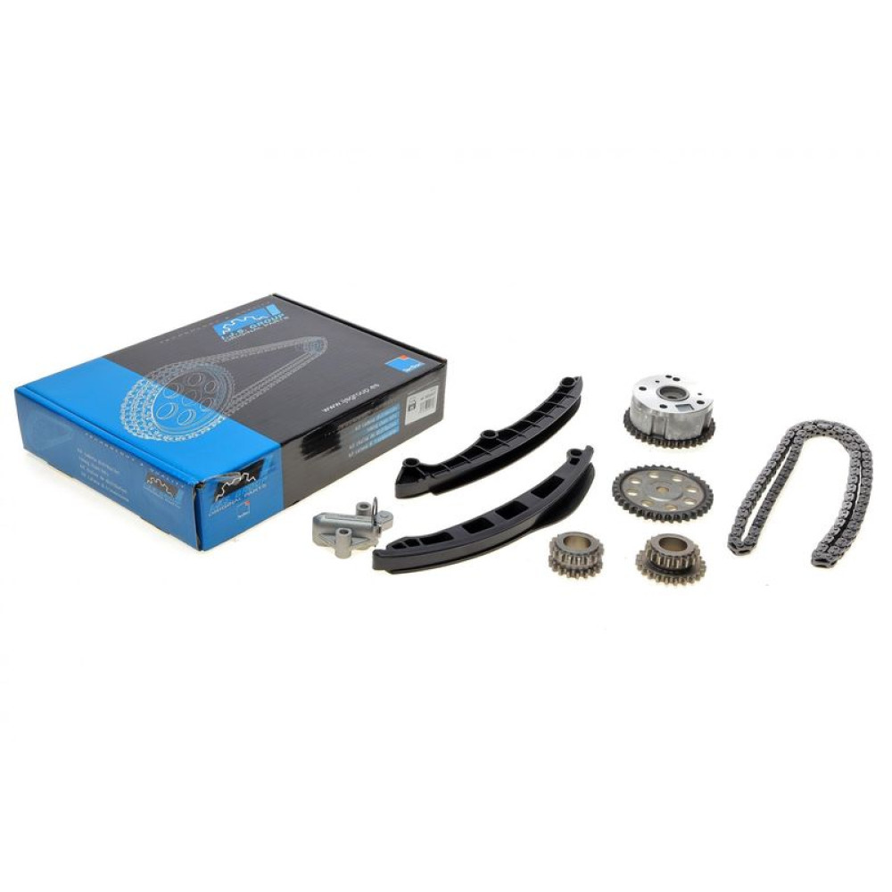 Комплект ланцюга ГРМ VW Golf V/VI 1.4TSI 10/03-, 90/118kw z=130/18-18/36/36 повний 40-1003VVT IJS GROUP