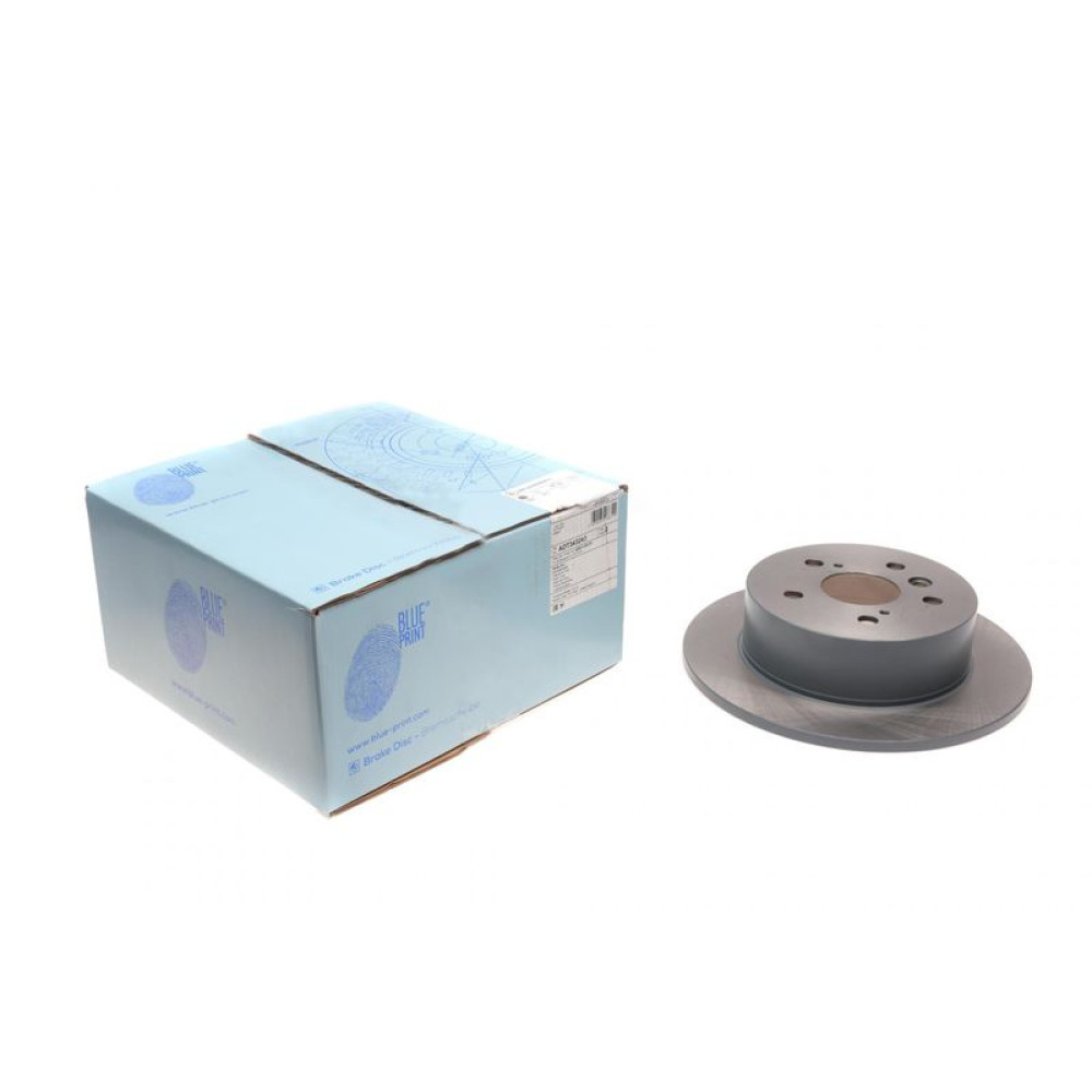 Диск тормозной задний Toyota Camry/Lexus ES 11-280.90x10 с полным покрытием ADT343243 BLUE PRINT