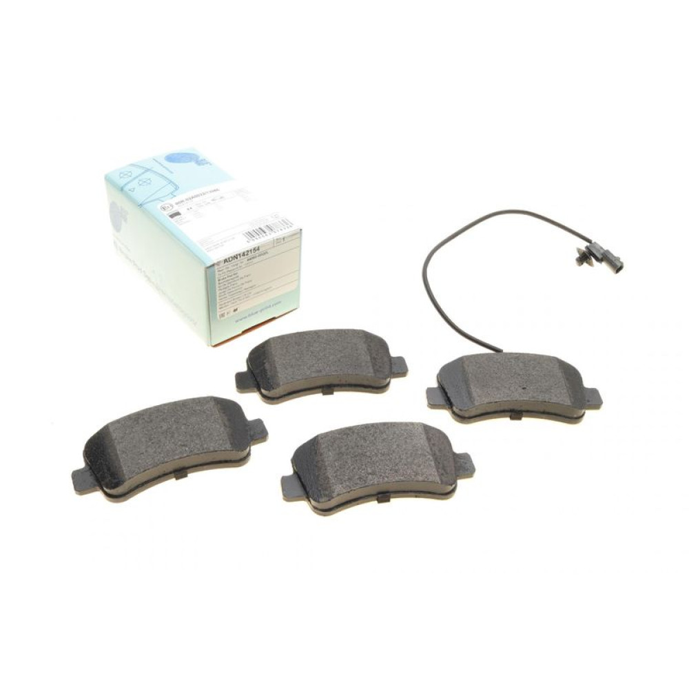 Тормозные колодки задние Renault Master III/Opel Movano B 2.3 CDTI 10- однокатк.+датчик ADN142154 BLUE PRINT