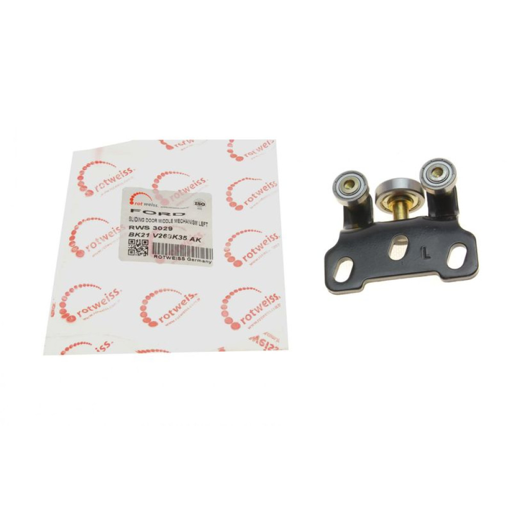 Ролик дверей бічних/средний Ford Transit Custom 2.0/2.2 TDCi 12- L - BK21V268K35AK ROTWEISS