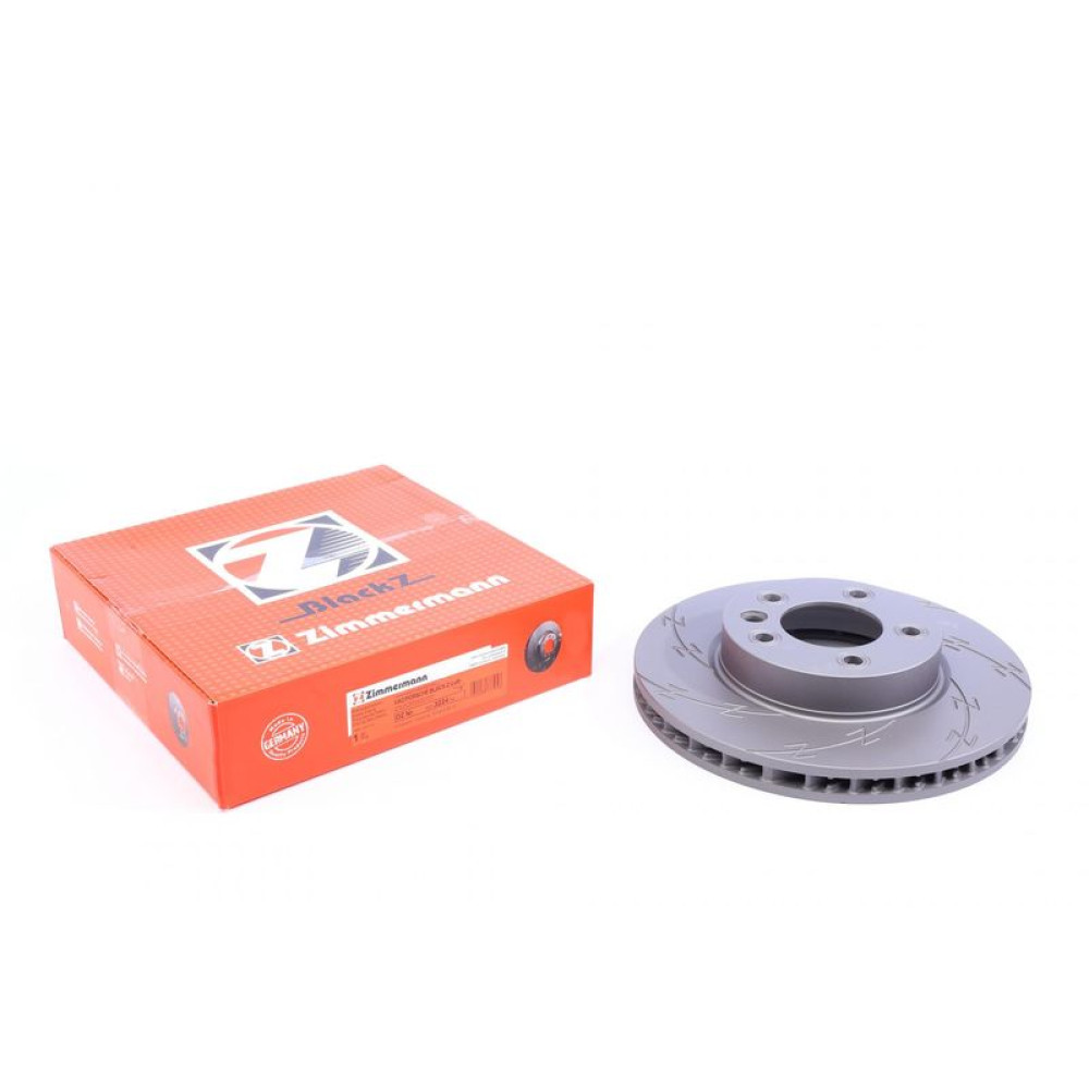 Диск тормозной передний Porsche Cayenne/VW Touareg 02-330x32 L с покрытием с прорезью вент - 600.3224.54 ZIMMERMANN