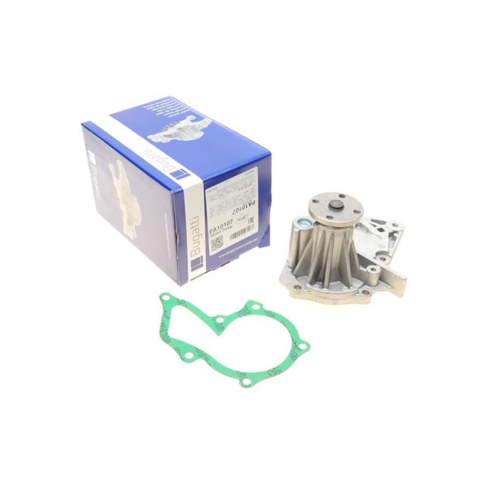 Насос воды Ford C-Max II/Focus II/III/Mondeo IV/Fiesta/Kuga/Connect/Volvo 1.4/1.6 13-R/B 6 лоп. PA10107 BUGATTI