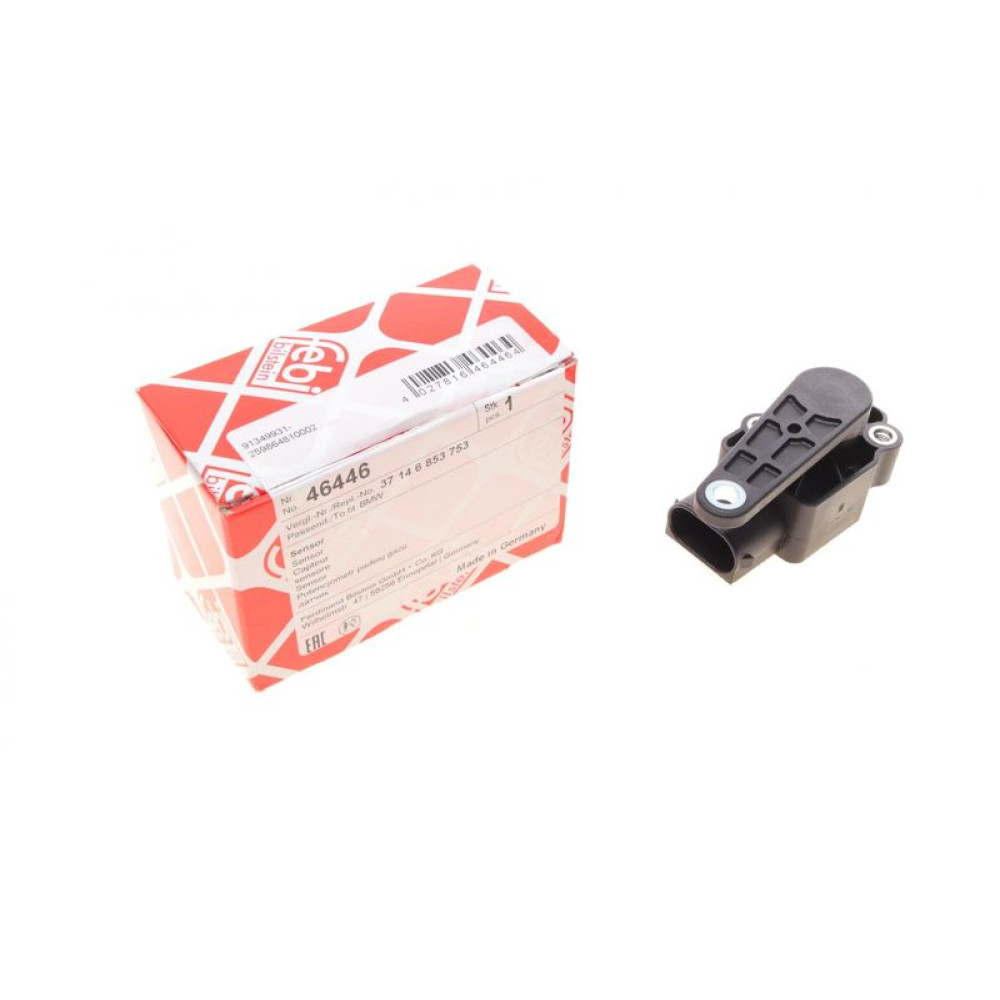 Датчик регулювання угла наклона фар BMW 3 E90/5 E60/X5 E70/X6 E71 04-15 - 46446 FEBI BILSTEIN