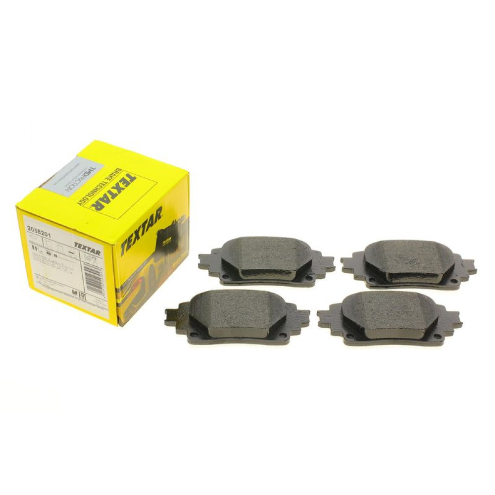 Колодки тормозные задние Toyota Rav4 18-/Highlander 19- с датчиком - 2058201 TEXTAR