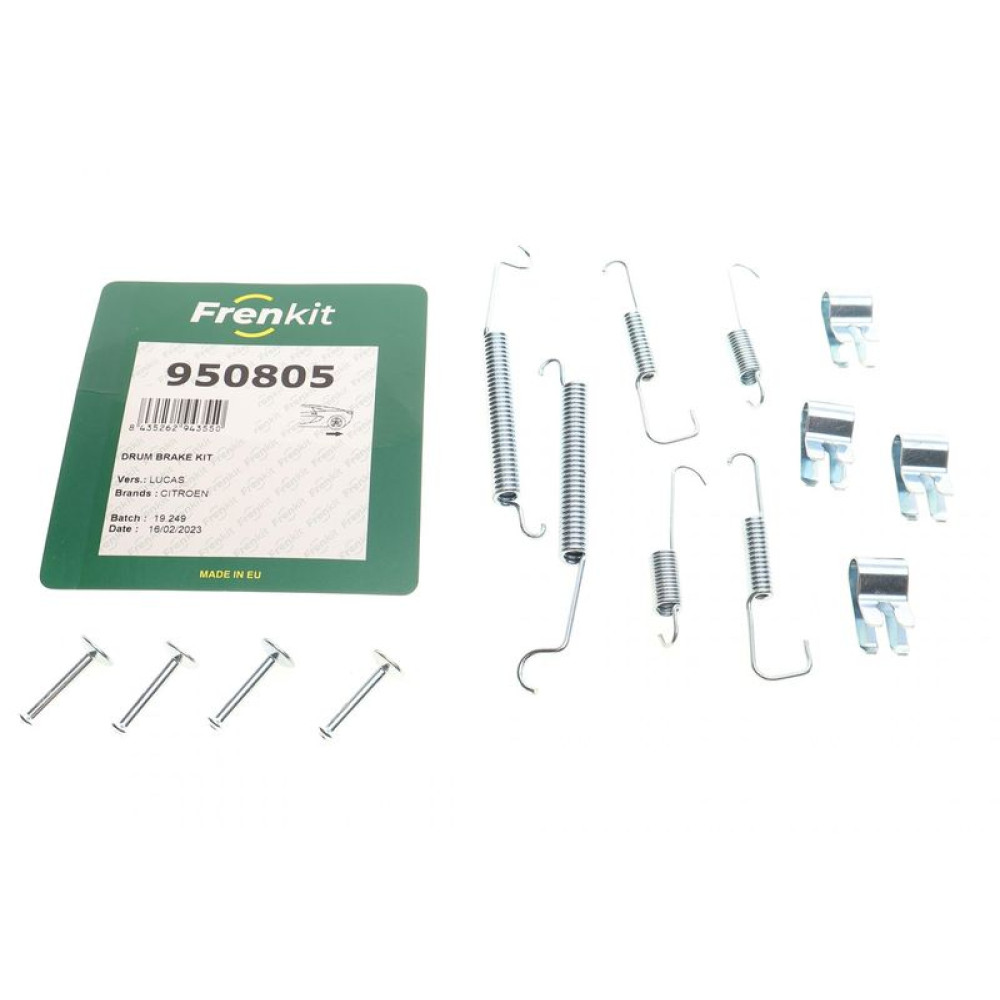 Комплект пружинок колодок ручника Citroen C2/C3/Peugeot 1007 03-203x38 Lucas 950805 FRENKIT