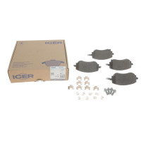 Колодки тормозные передние Fiat 500 II Electric 12-/500 e 20-/Tipo 15- 182427 ICER