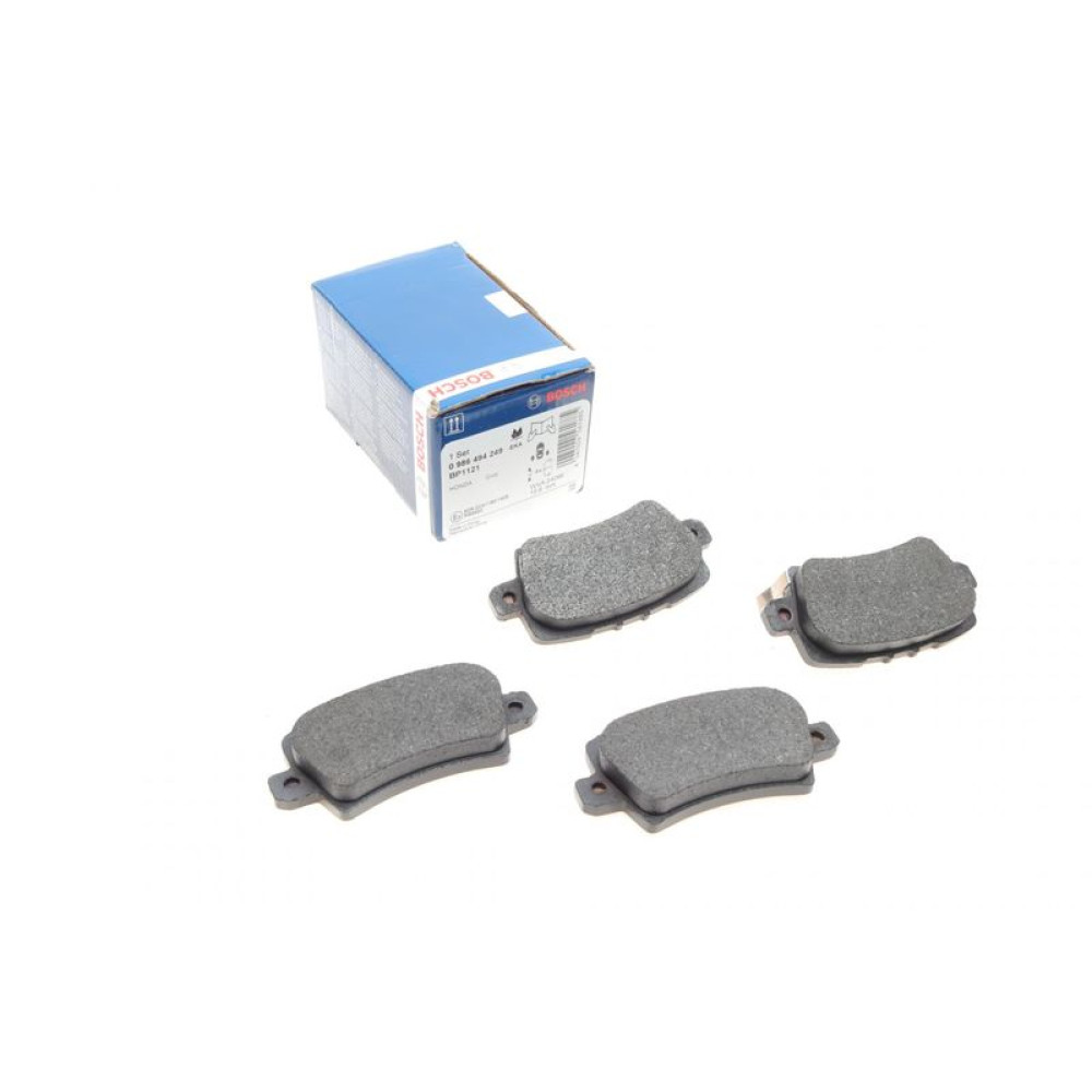 Колодки гальмівні задні Honda Civic 1.4-2.2 05- - 0 986 494 249 BOSCH