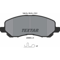 Колодки тормозные передние Jeep Compass/ Patriot 06- R17'' Akebono - 2358403 TEXTAR