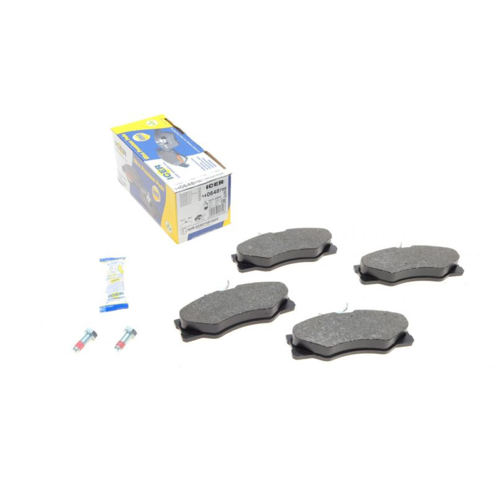 Колодки гальмівні передні VW T3 81-92 - 140648-700 ICER