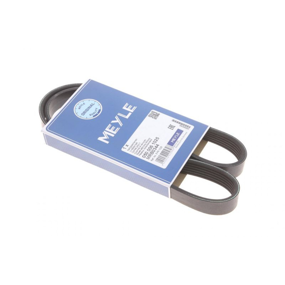 Ремень генератора Audi A3/A4/Seat Leon/VW Caddy/Passat/Tiguan 1.6-2.0TDI 6PK1025 - 050 006 1025 MEYLE