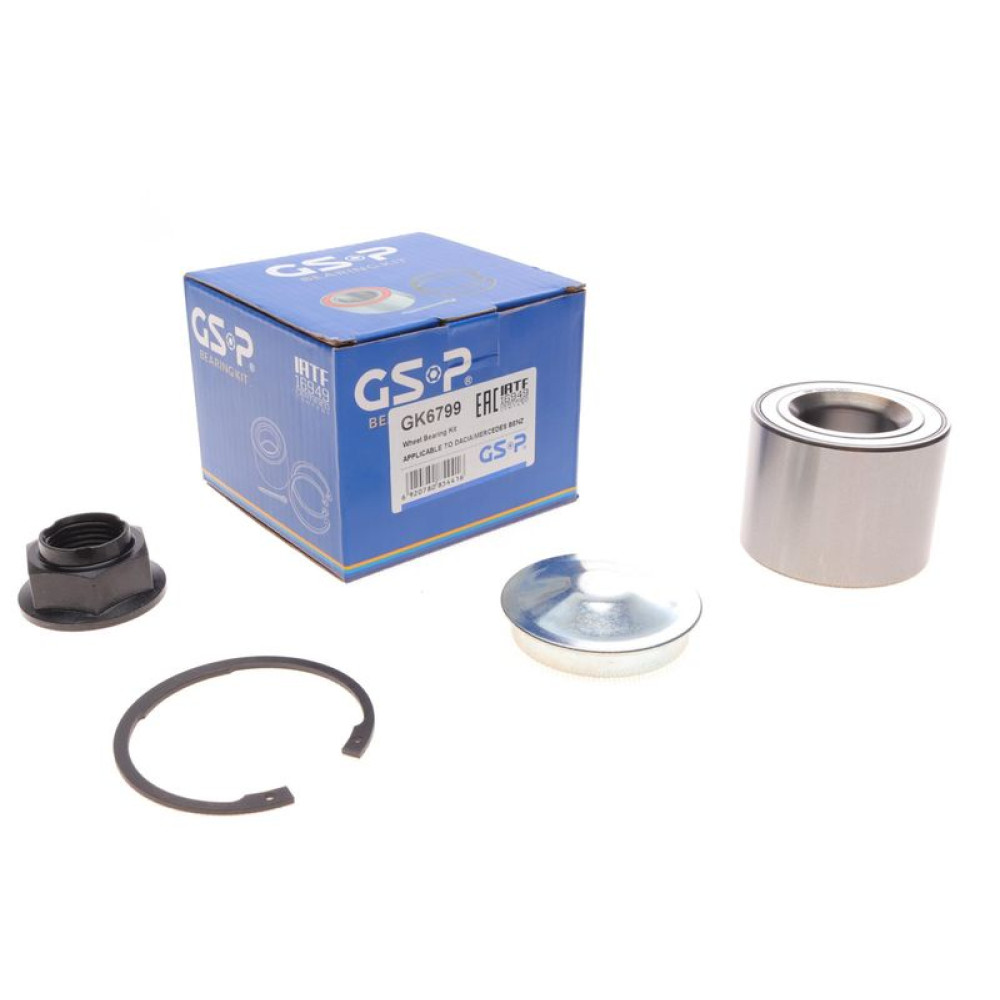 Підшипник маточини задньої Renault Kangoo 08-/Zoe 30x62x48 GK6799 GSP