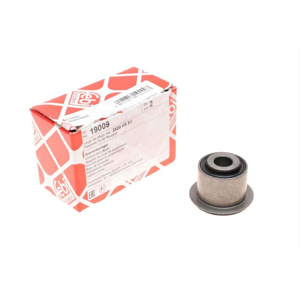 Сайлентблок важеля переднього/знизу/спереду Citroen Berlingo 93- 1шт. - 19009 FEBI BILSTEIN