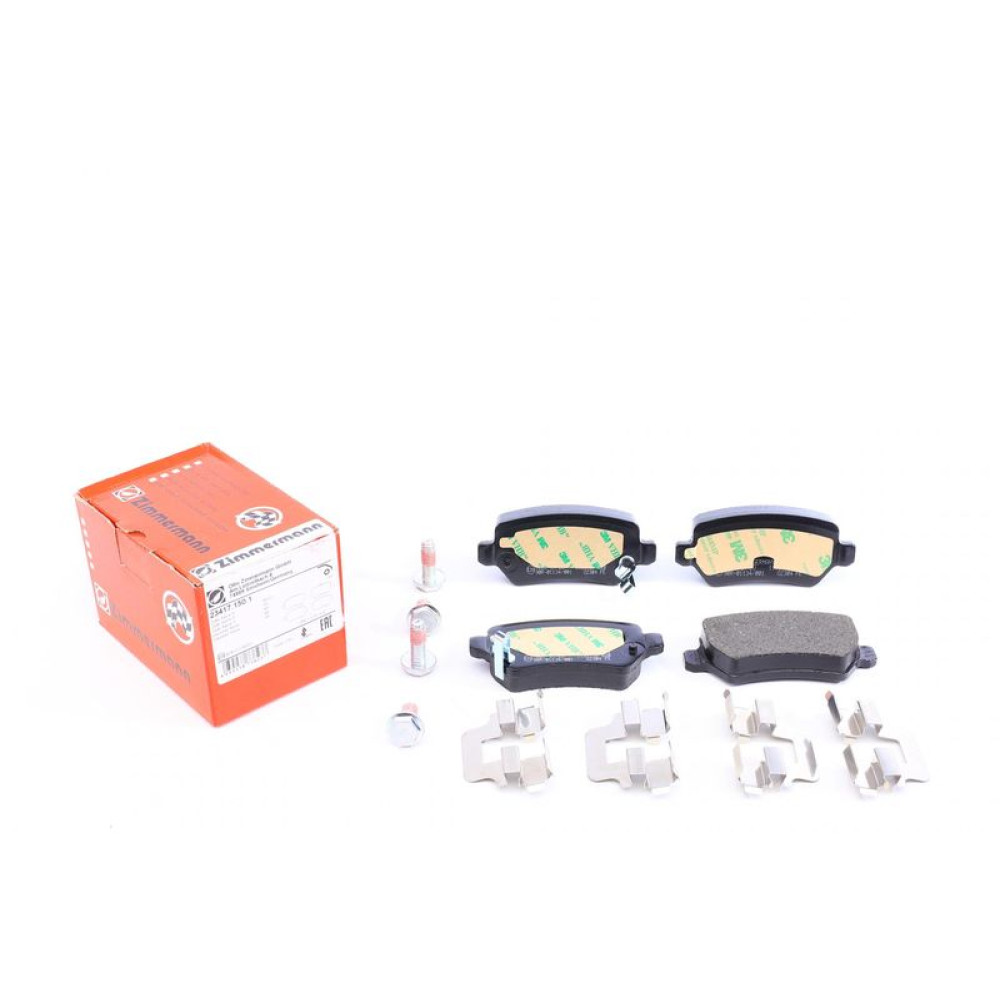 Колодки гальмівні задні Opel Astra G/Combo 01-/Kia Cee'd 15- Lucas-Girling - 23417.150.1 ZIMMERMANN